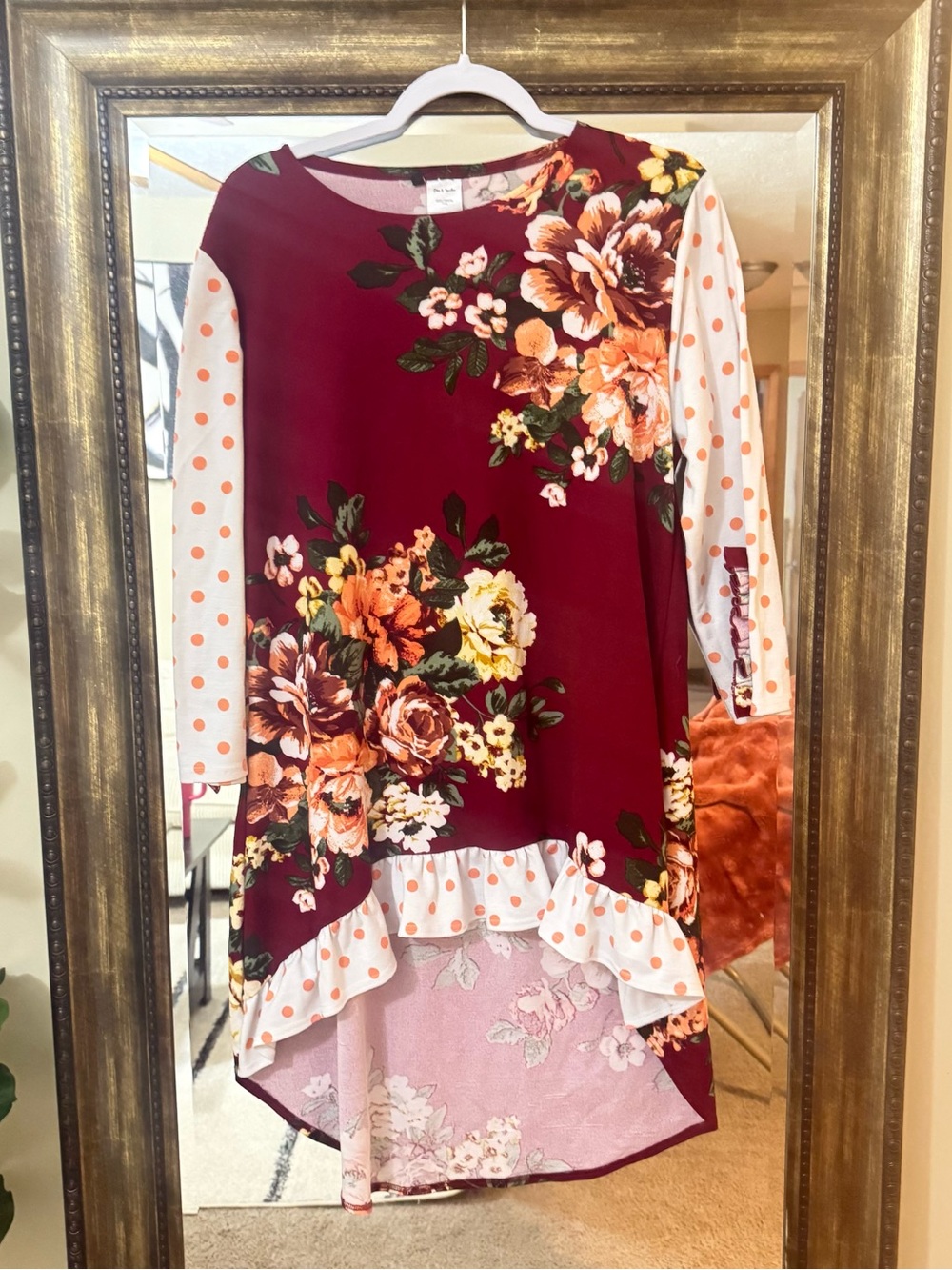 Mix Print HighLow Top